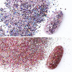 Exclusive 8 Box Mix Glitter Nail Art Powder Flakes Set — 10color — Alternate View 10