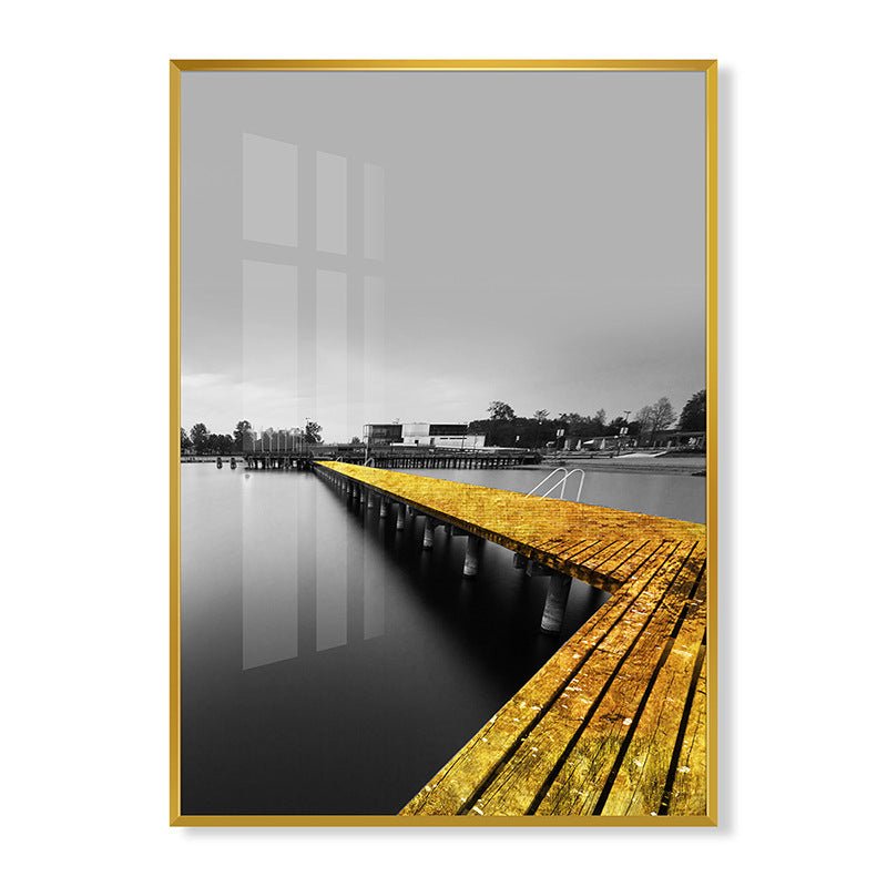 Exclusive Abstract living room painting — 6Style — Size PS — Width 30x40 — Lifestyle View