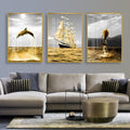 Exclusive Abstract living room painting — 6Style — Size PS — Width 30x40 — Front View