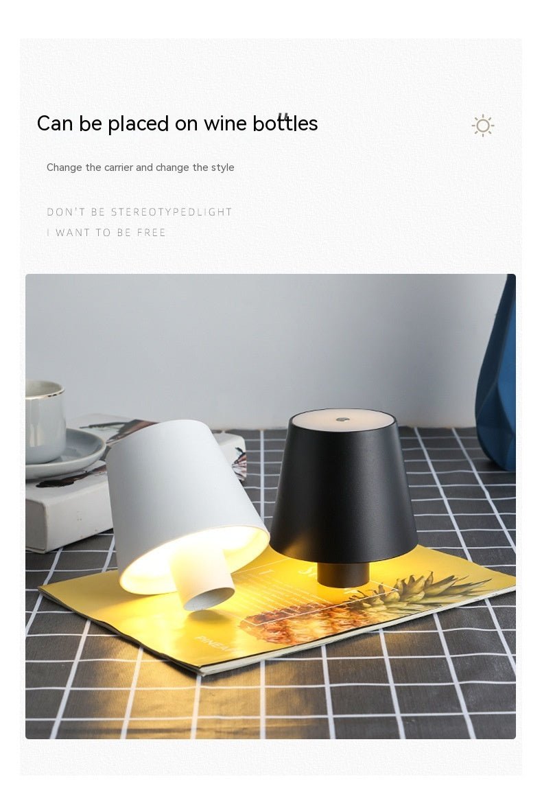 Exclusive Advanced Dimmable Table Lamp with Touch Control — Sand Black Plastic — Alternate View 11