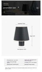 Exclusive Advanced Dimmable Table Lamp with Touch Control — Sand Black Plastic — Alternate View 12