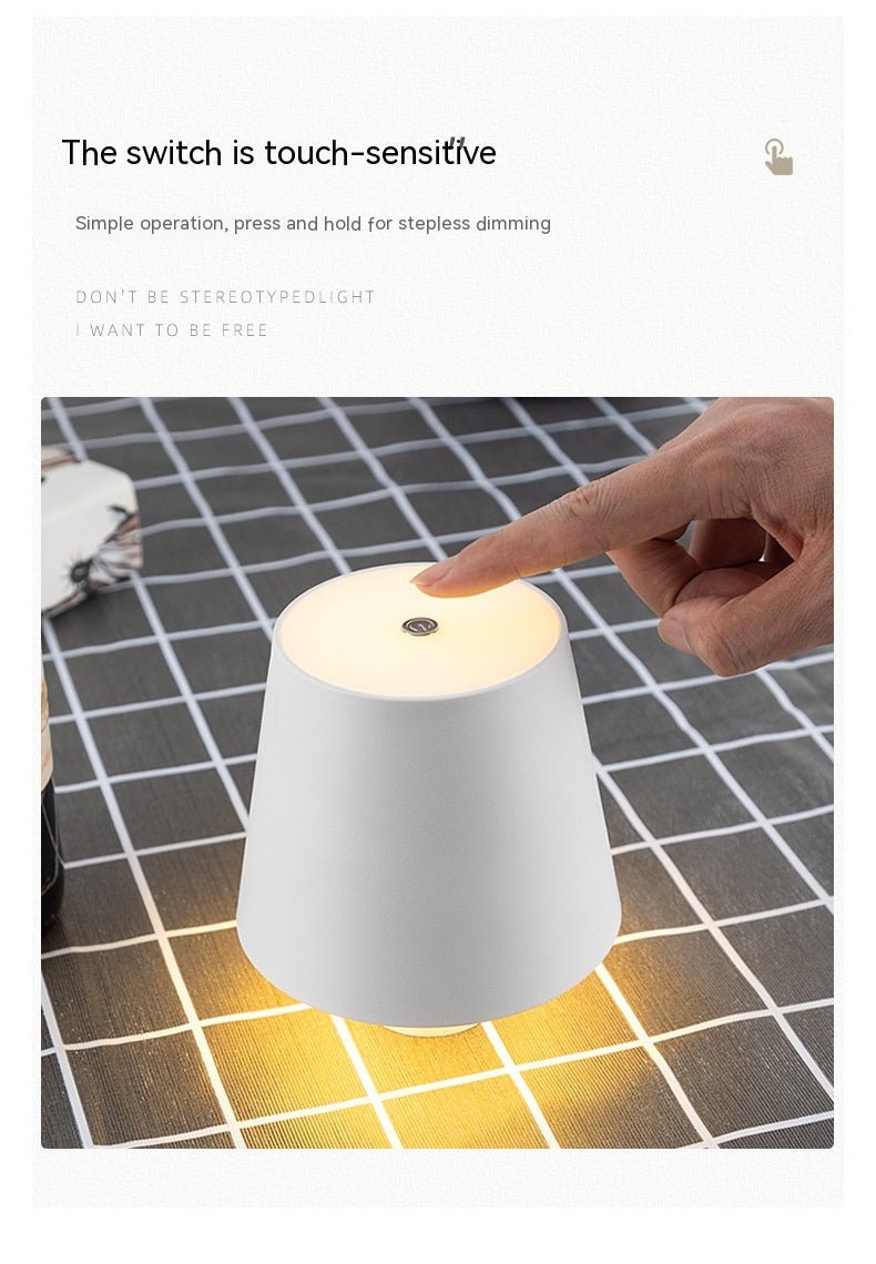 Exclusive Advanced Dimmable Table Lamp with Touch Control — Sand Black Plastic — Alternate View 13