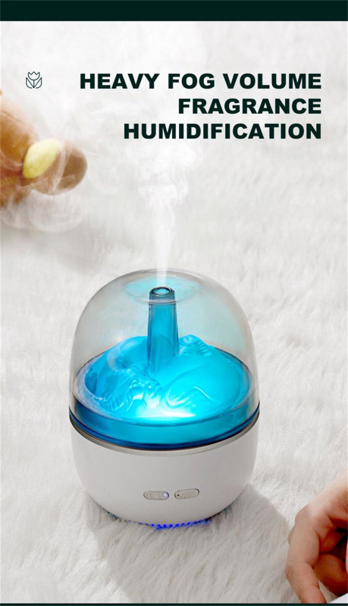 Exclusive Air Humidifier Essential Oil Ultrasonic Aromatherapy Atomizer — Green — Size USB — Lifestyle View