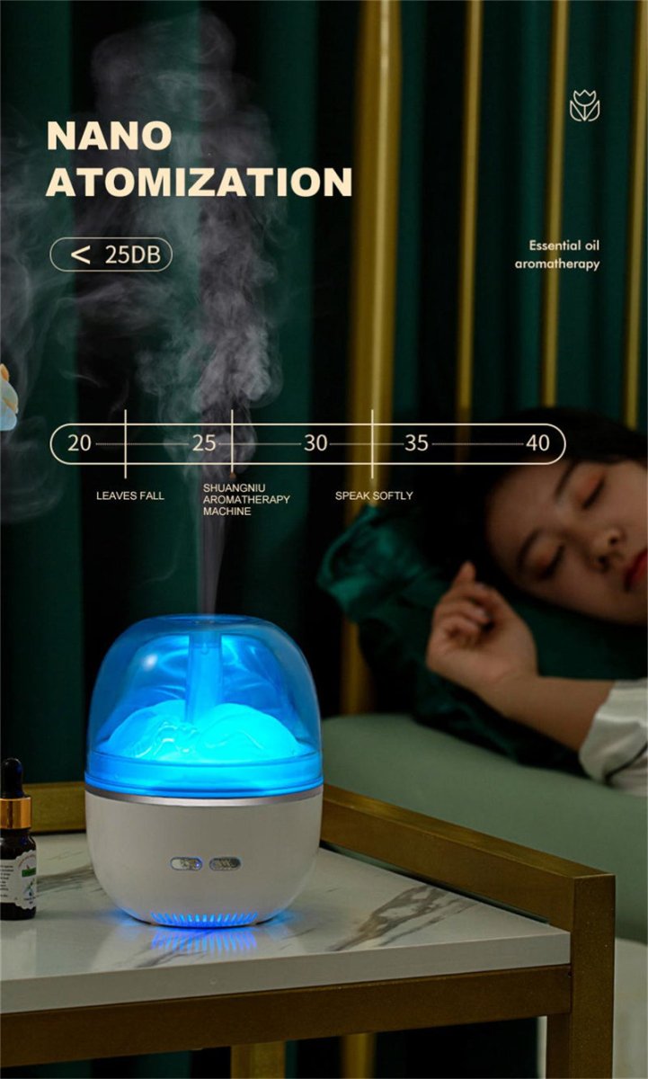 Exclusive Air Humidifier Essential Oil Ultrasonic Aromatherapy Atomizer — Green — Size USB — Alternate View 9
