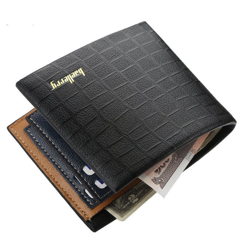 Exclusive Vintage Alligator Leather Wallet - Luxury & Timeless — Black — Side View