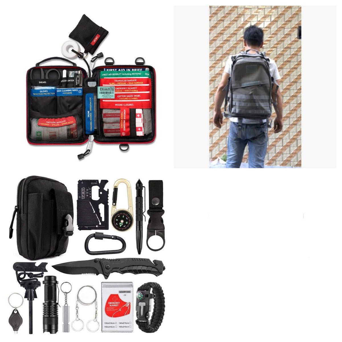 Exclusive Wild Survival Equipment & SOS Defense Kit — A — Lifestyle View