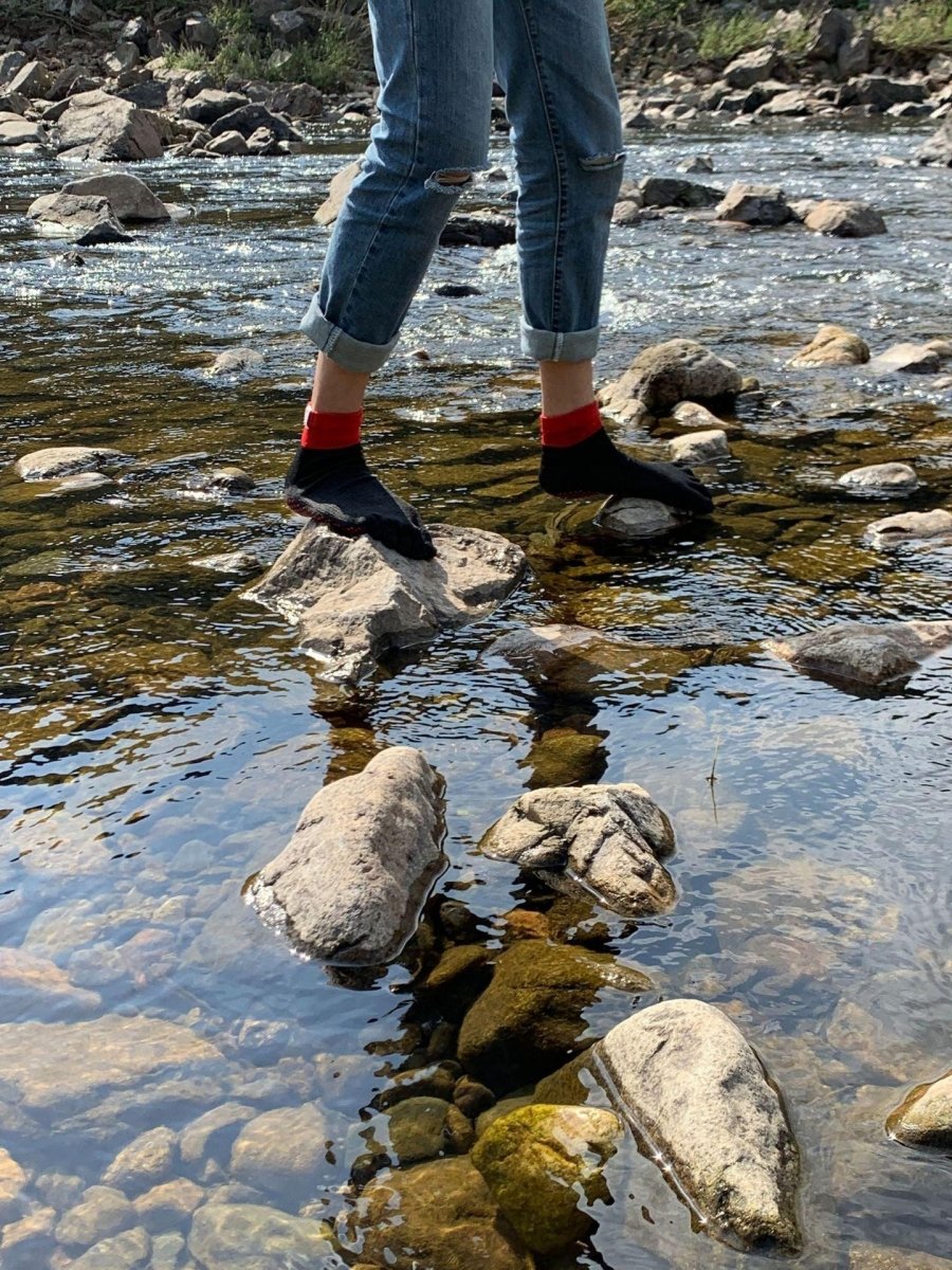 Exclusive Anti-Cut Protective Socks: Ultimate Foot Protection — 2pcs Grey red — Alternate View 12
