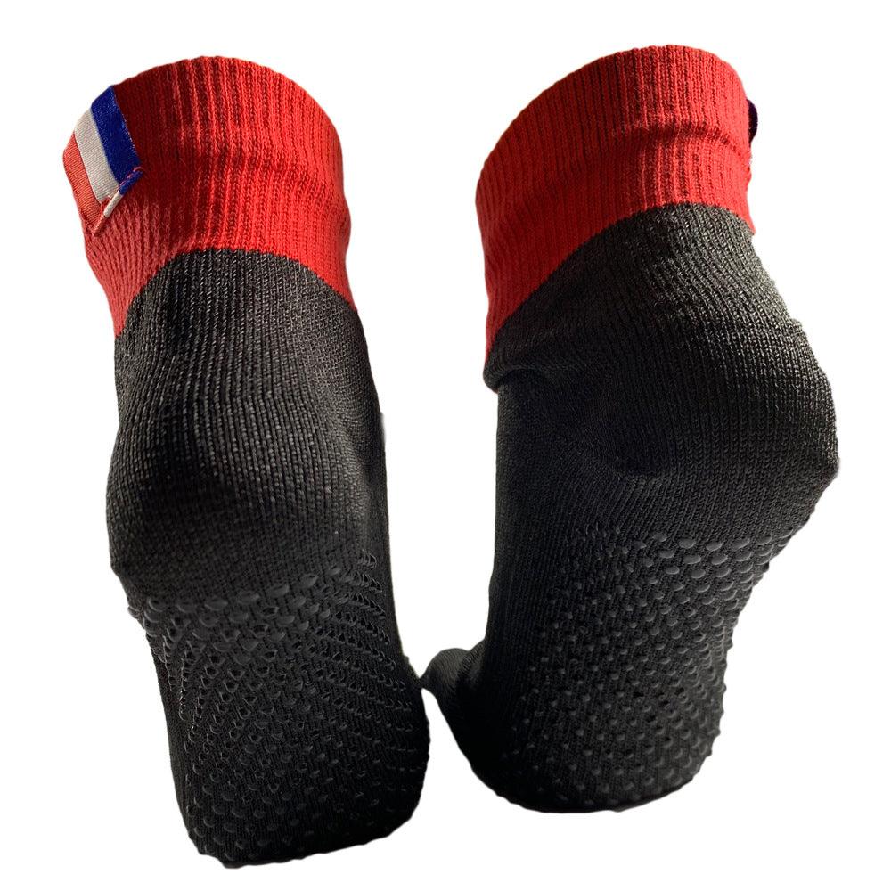 Exclusive Anti-Cut Protective Socks: Ultimate Foot Protection — 2pcs Grey red — Alternate View 7