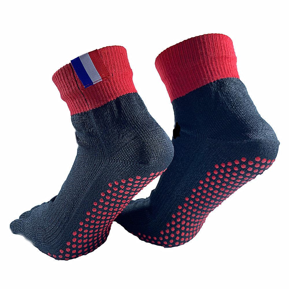 Exclusive Anti-Cut Protective Socks: Ultimate Foot Protection — 2pcs Grey red — Alternate View 8