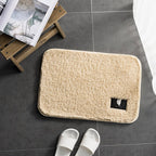 Exclusive Anti-Slip Bathroom Mat | Safe & Stylish — Lava ash — Size 40x60 — Lifestyle View