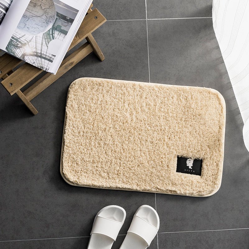 Exclusive Anti-Slip Bathroom Mat | Safe & Stylish — Lava ash — Size 40x60 — Lifestyle View