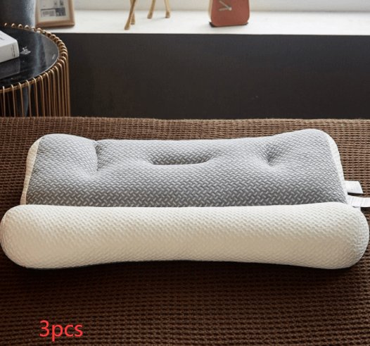 Exclusive Neck Protection Pillow - Soybean Fiber — Grey — Size 40x60cm — Width 1PC — Alternate View 19
