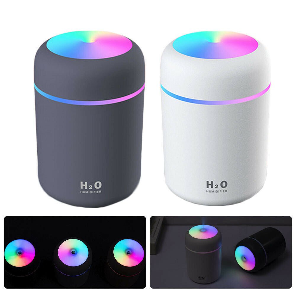 Exclusive Aroma Essential Oil Diffuser — White — Front View