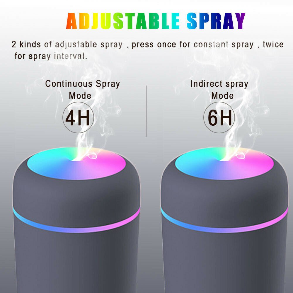 Exclusive Aroma Essential Oil Diffuser — White — Top View