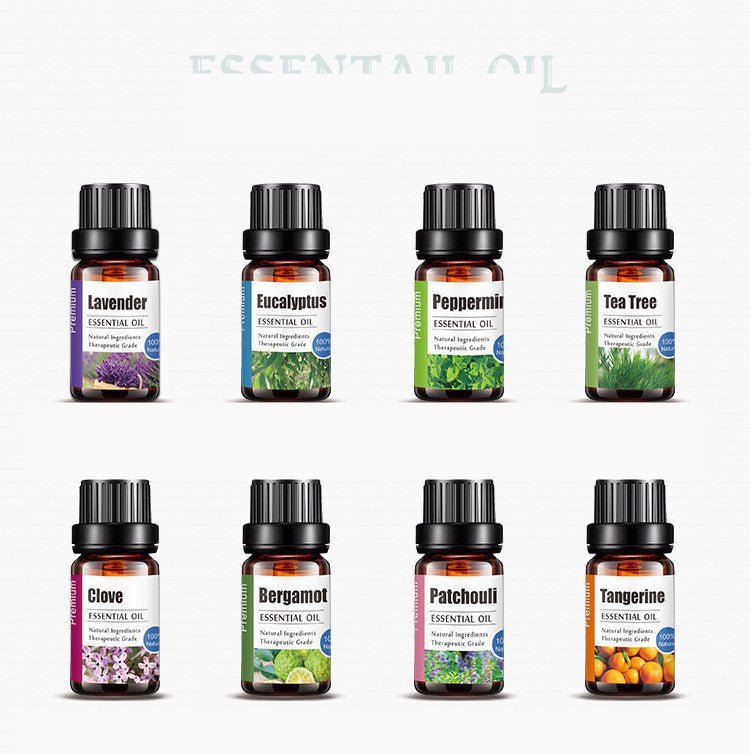 Exclusive Aromatherapy Kit Essential Oil Massage — 5ml — Size 12pcs — Back View