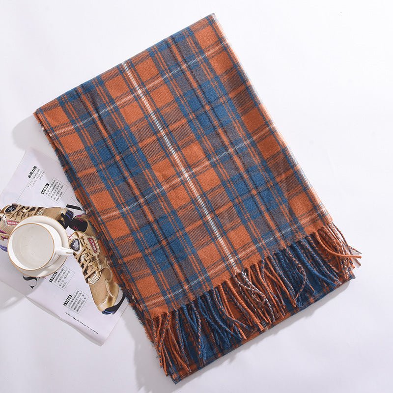 Exclusive Artificial Cashmere Scarf — Black — Size 200X68cm — Alternate View 8