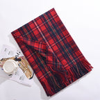 Exclusive Artificial Cashmere Scarf — Black — Size 200X68cm — Alternate View 7