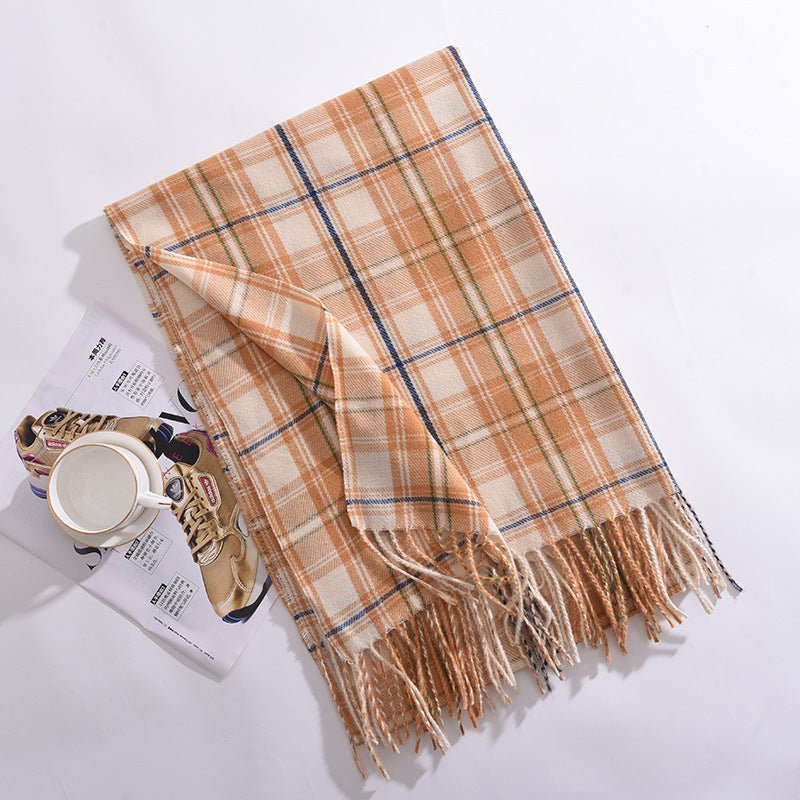 Exclusive Artificial Cashmere Scarf — Black — Size 200X68cm — Alternate View 10