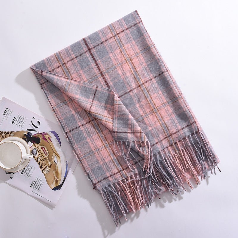 Exclusive Artificial Cashmere Scarf — Black — Size 200X68cm — Alternate View 9