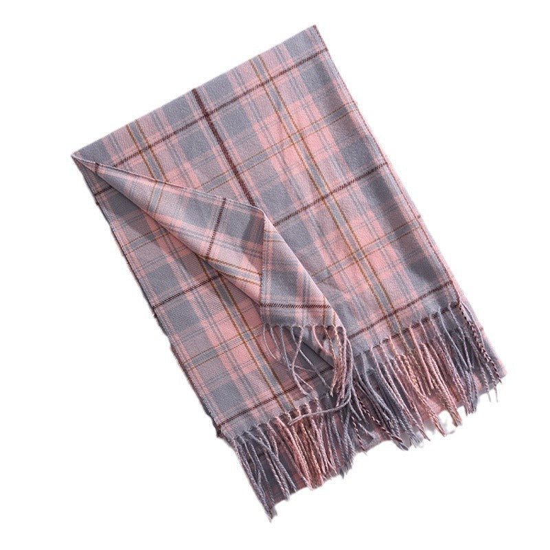 Exclusive Artificial Cashmere Scarf — Black — Size 200X68cm — Detail View