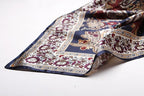 Exclusive Artificial Silk Small Square Towel Style — Red Paper Cut — Size 90x90 — Alternate View 7
