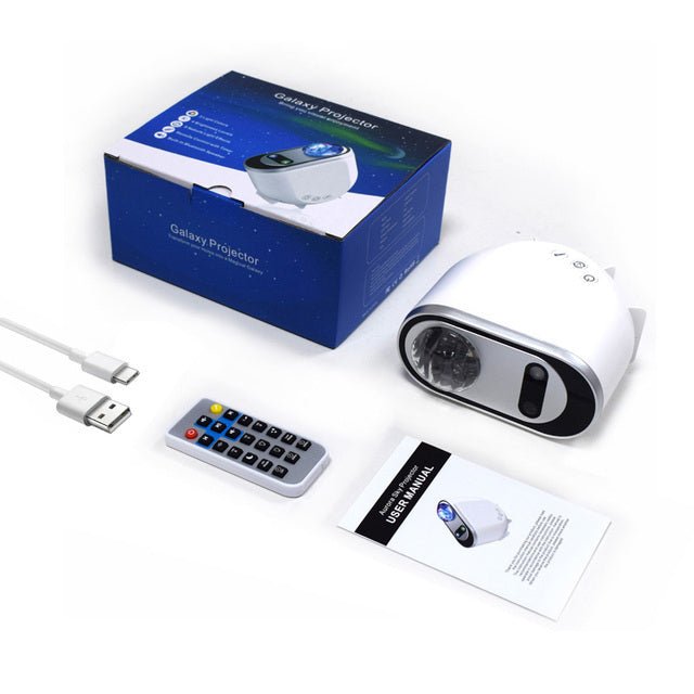 Exclusive Aurora Borealis Starlight Projector — White — Size USB — Lifestyle View