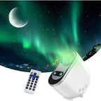 Exclusive Aurora Borealis Starlight Projector — White — Size USB — Back View