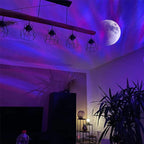 Exclusive Aurora Borealis Starlight Projector — White — Size USB — Top View