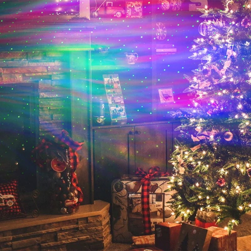 Exclusive Aurora Borealis Starlight Projector — White — Size USB — Detail View