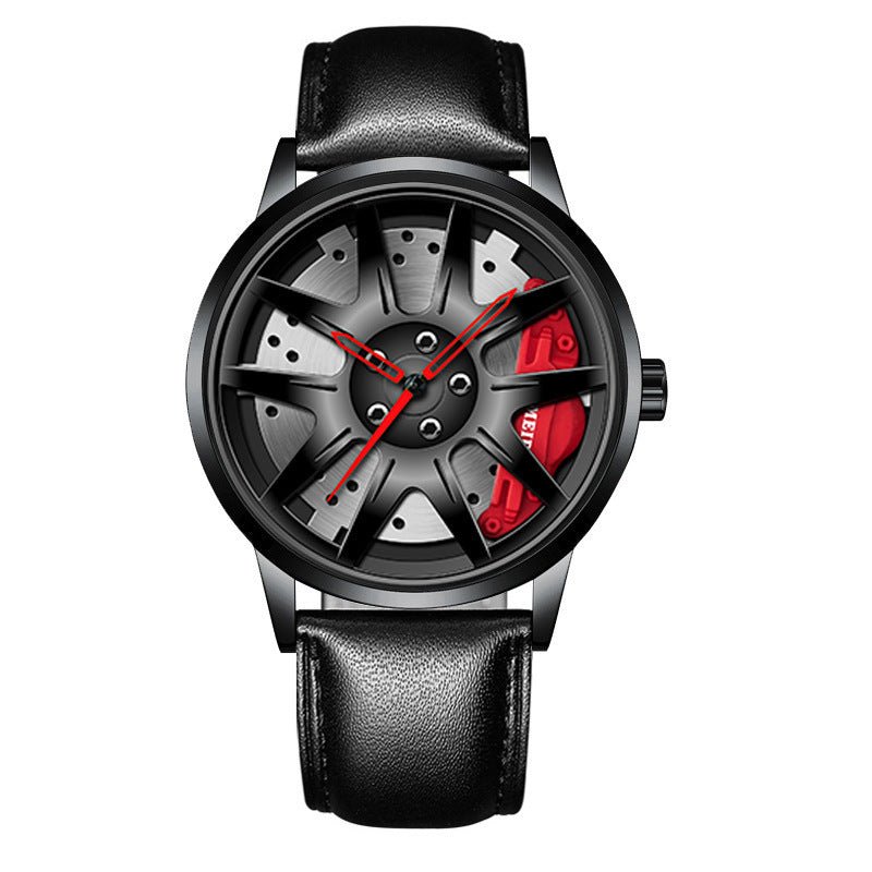 Exclusive Men's Vacuum Plating Wheel Style — One Belt Red — Alternate View 18