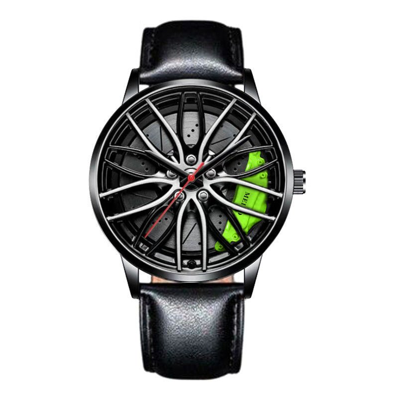 Exclusive Men's Vacuum Plating Wheel Style — One Belt Red — Alternate View 13