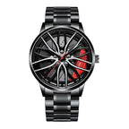 Exclusive Men's Vacuum Plating Wheel Style — One Belt Red — Alternate View 10