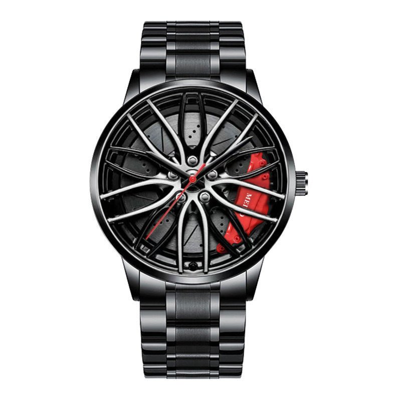 Exclusive Men's Vacuum Plating Wheel Style — One Belt Red — Alternate View 10