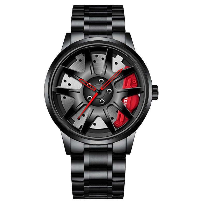 Exclusive Men's Vacuum Plating Wheel Style — One Belt Red — Alternate View 17