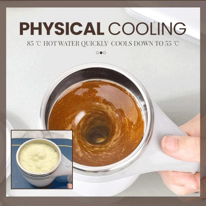 Exclusive Automatic Stirring Cup — Coffee — Back View