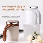 Exclusive Automatic Stirring Cup — Coffee — Side View