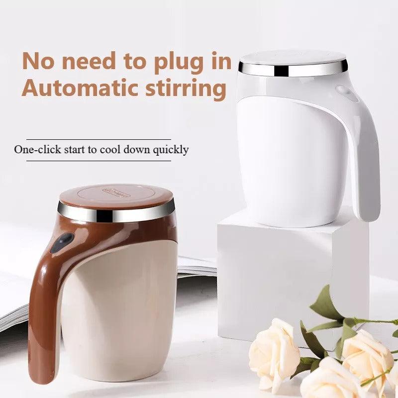 Exclusive Automatic Stirring Cup — Coffee — Side View