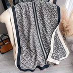 Exclusive Autumn And Winter Artificial Cashmere Scarf — SY28606 Khaki — Size 65x185cm — Alternate View 7