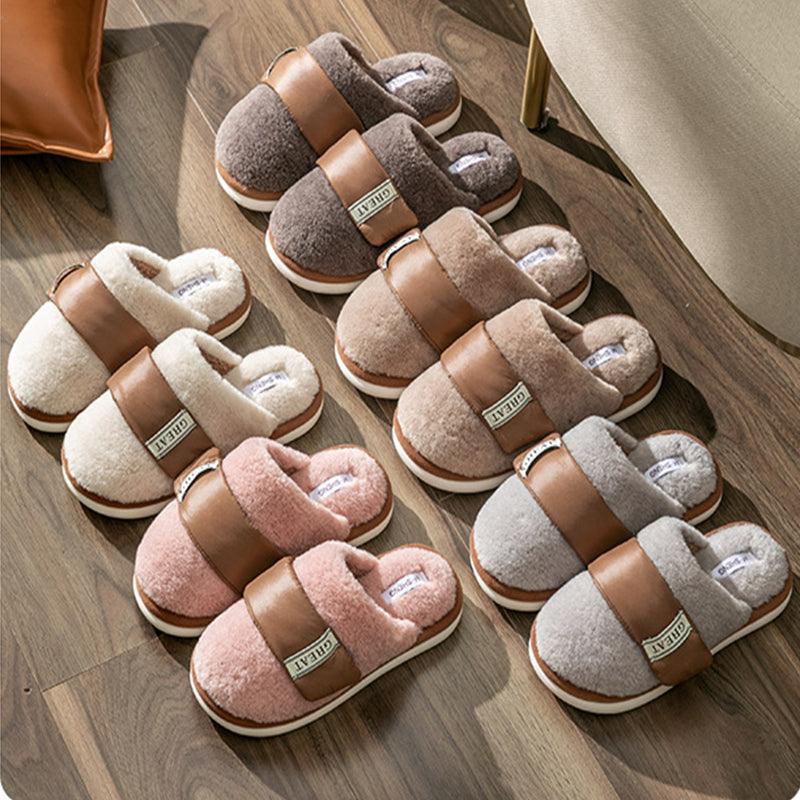 Exclusive Autumn And Winter Indoor Home Slippers — Beige — Size 36or37 — Alternate View 7