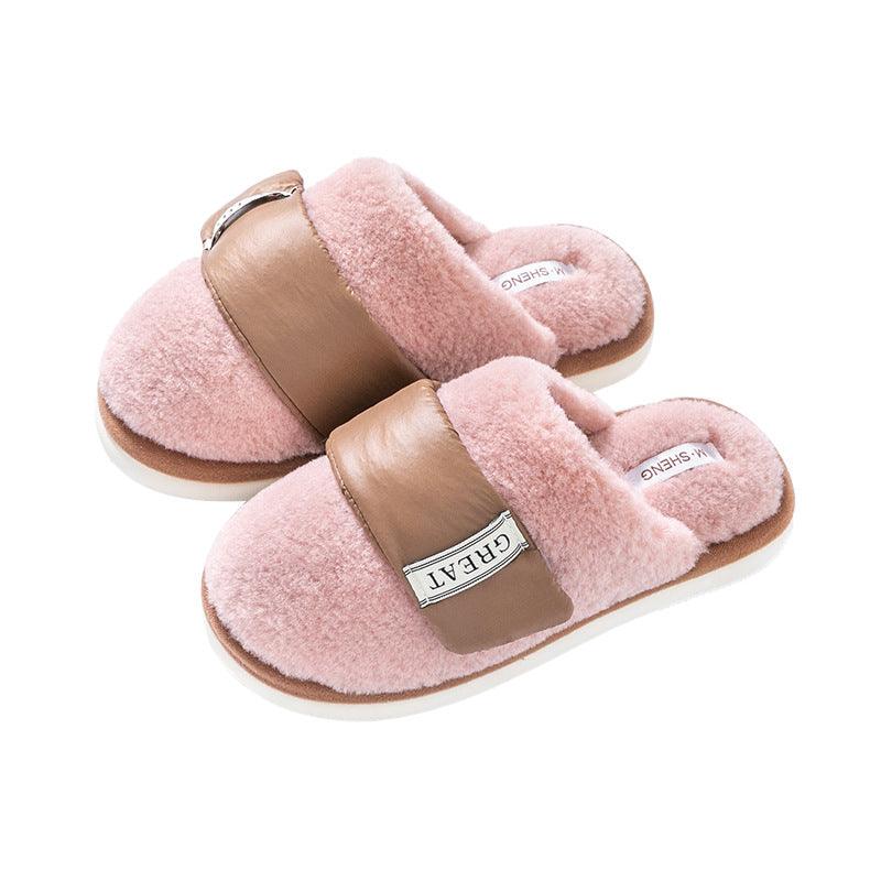 Exclusive Autumn And Winter Indoor Home Slippers — Beige — Size 36or37 — Alternate View 9