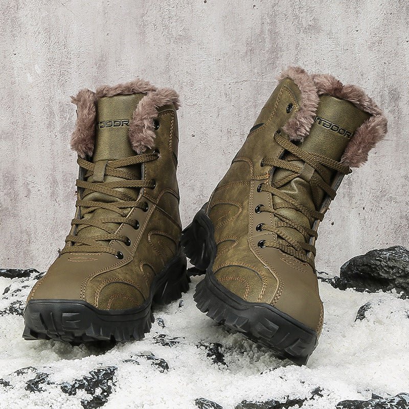 Exclusive Autumn And Winter New Snow Boots — Black — Size 40 — Front View