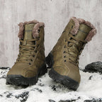 Exclusive Autumn And Winter New Snow Boots — Black — Size 40 — Front View