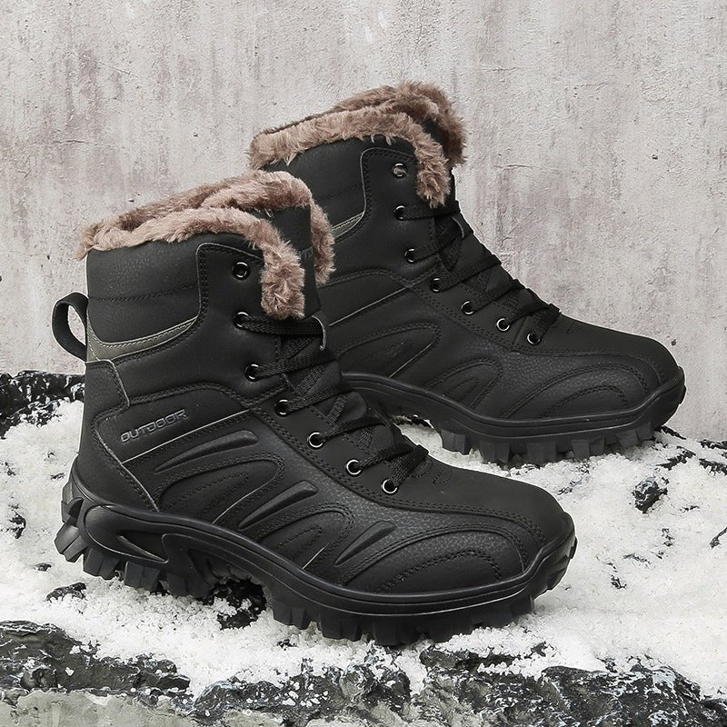 Exclusive Autumn And Winter New Snow Boots — Black — Size 40 — Lifestyle View
