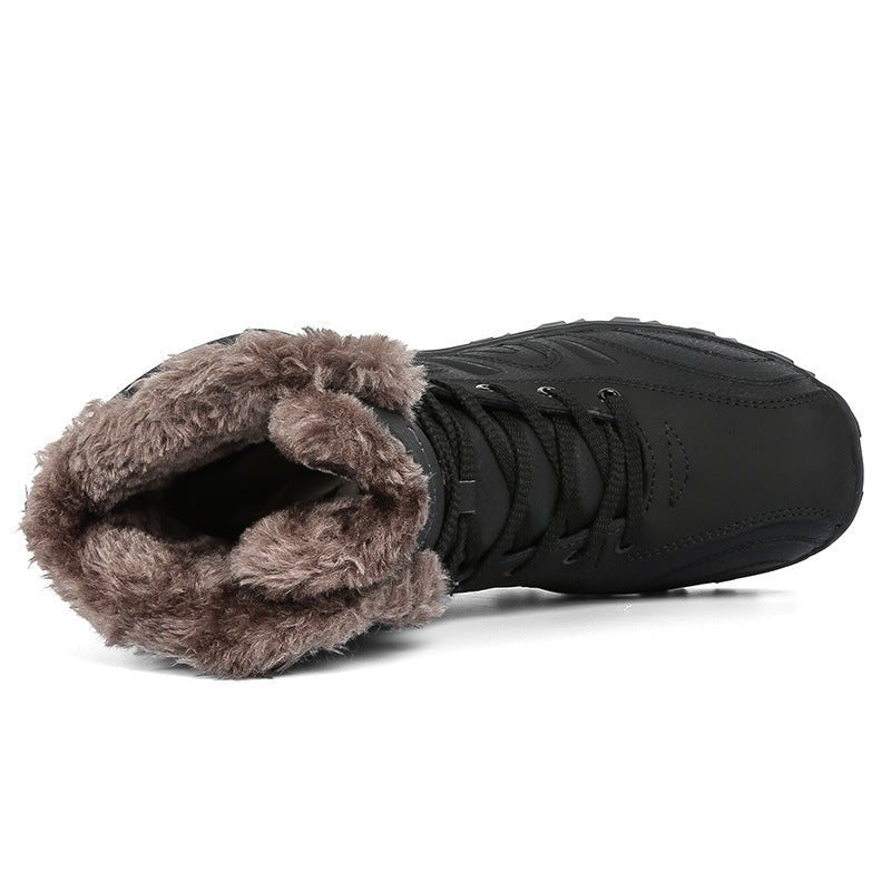 Exclusive Autumn And Winter New Snow Boots — Black — Size 40 — Top View