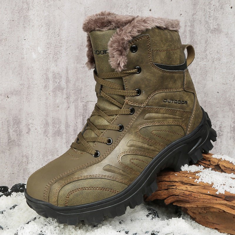 Exclusive Autumn And Winter New Snow Boots — Black — Size 40 — Side View