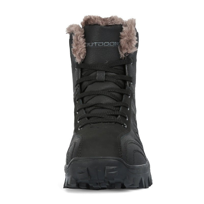 Exclusive Autumn And Winter New Snow Boots — Black — Size 40 — Detail View