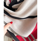 Exclusive Autumn And Winter Scarf — Beige — Size 66x178cm — Alternate View 9