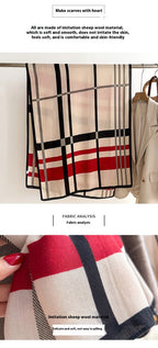Exclusive Autumn And Winter Scarf — Beige — Size 66x178cm — Alternate View 8