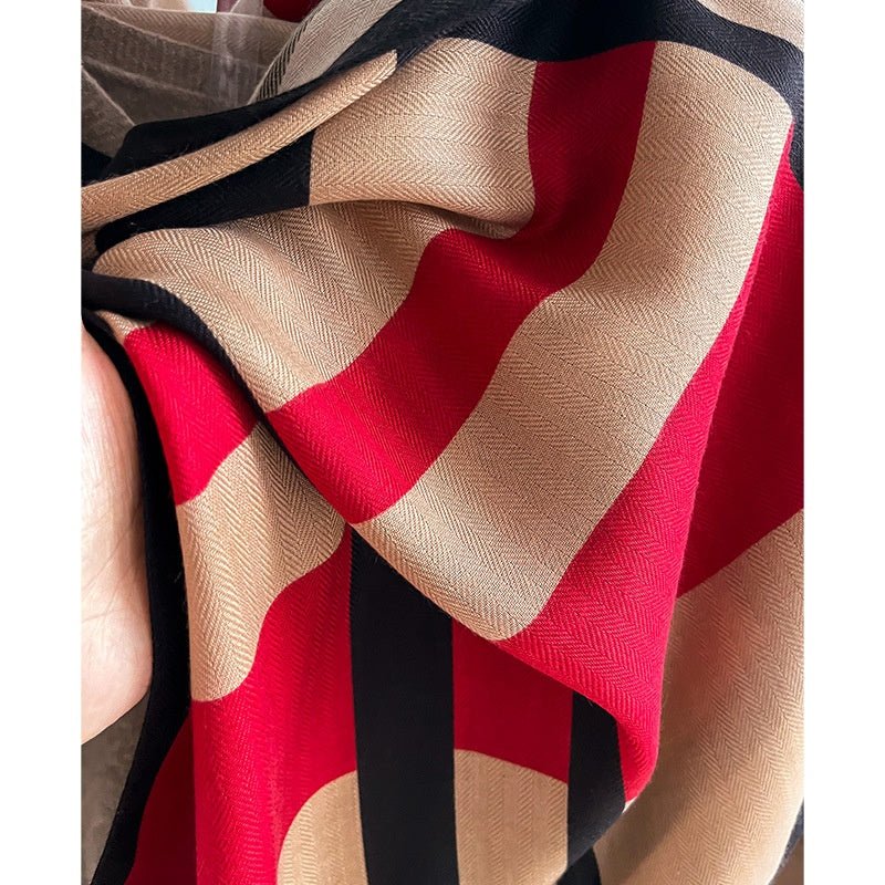 Exclusive Autumn And Winter Scarf — Beige — Size 66x178cm — Alternate View 10