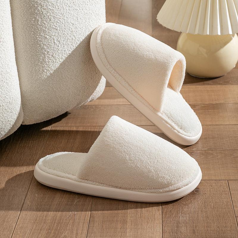Exclusive Autumn And Winter Warm Plush House Shoes — Brown — Size 40or41 — Alternate View 15